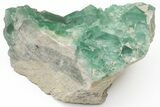 Green, Fluorescent, Cubic Fluorite Crystals - Madagascar #210471-2